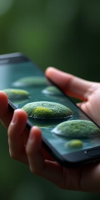 スマートフォンに表示されたプラットフォームの美しい詳細画面